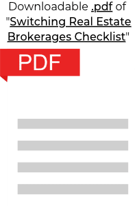 Downloadable PDF Switching Real estate Brokerages Checklist